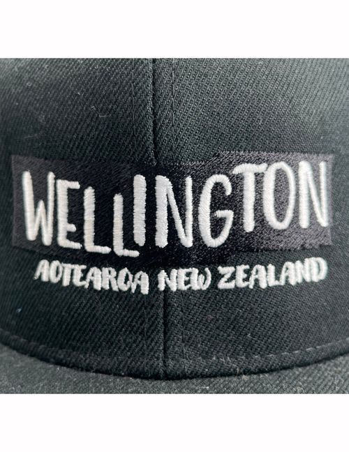 Wellington Sign Cap - Black