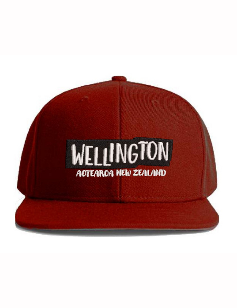 Wellington Sign Cap - Red