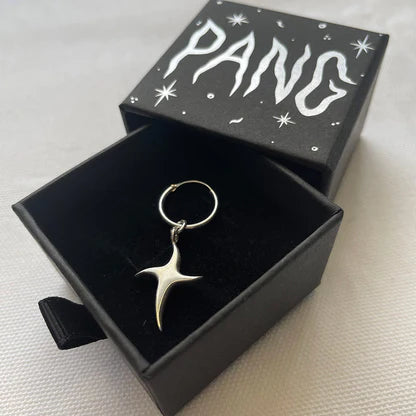 Wishing Star Earrings - Silver pair