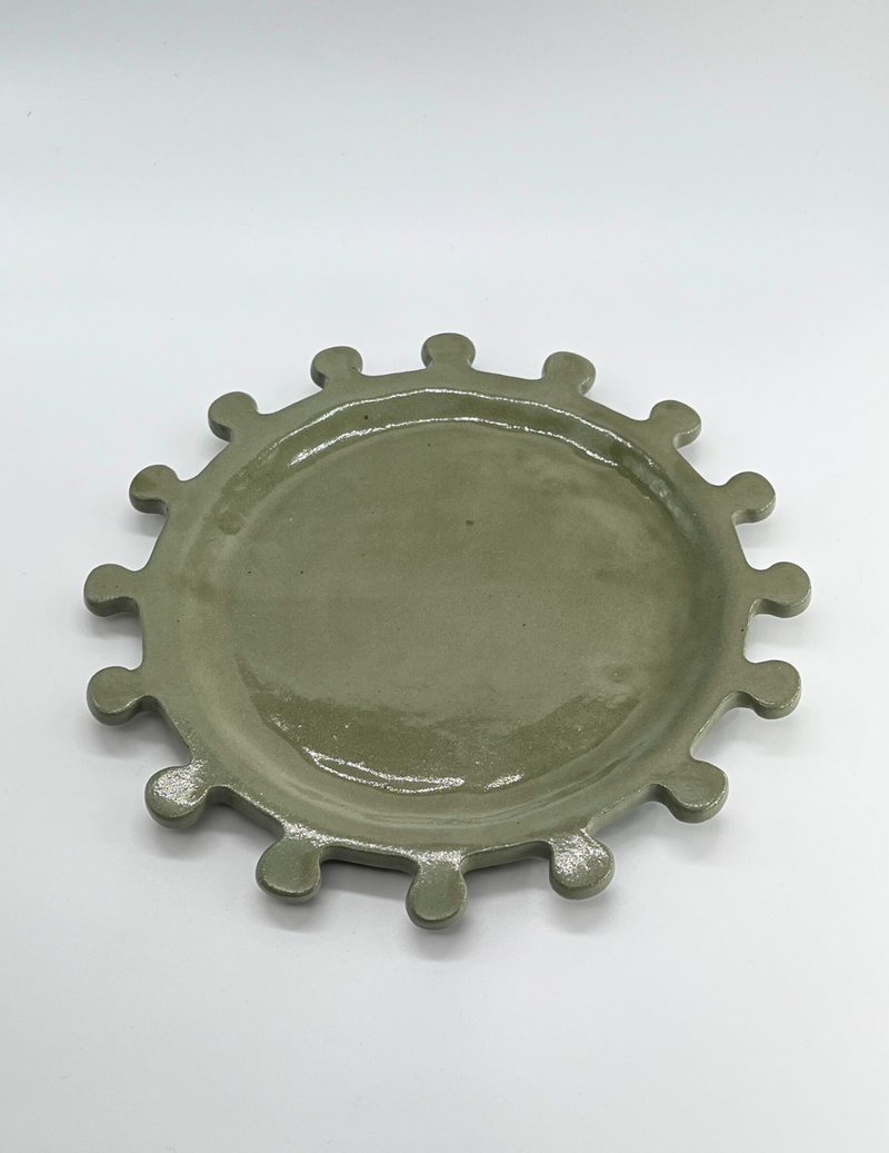 Wellington Museum 25th Birthday Plate - Green