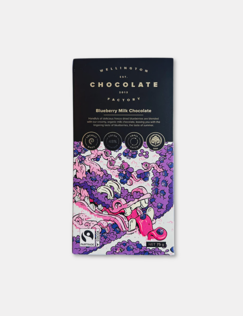 Wellington Chocolate Factory Blueberry Milk Chocolate