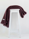 Mohair Throw - Mulberry