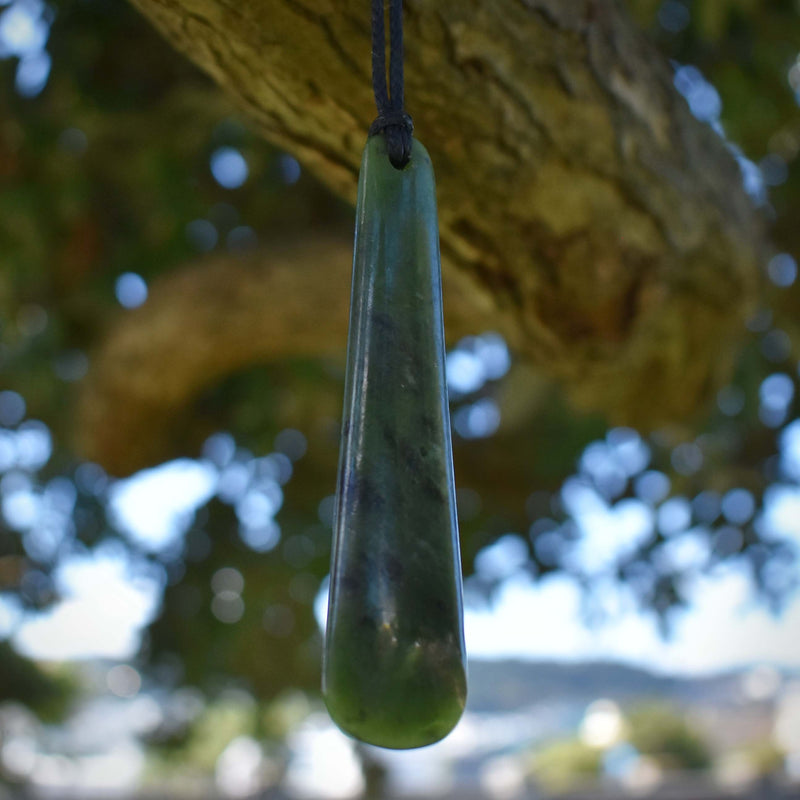 Roimata Pounamu Pendant 7.7cm