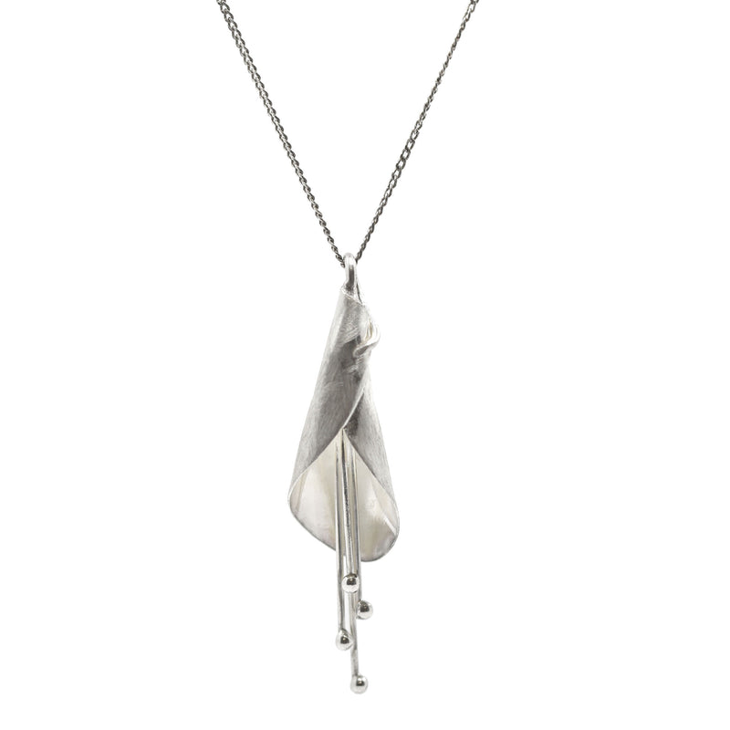 Sterling Silver Kowhai Necklace