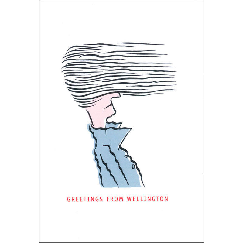 Greetings From Wellington Card by Sharon Murdoch