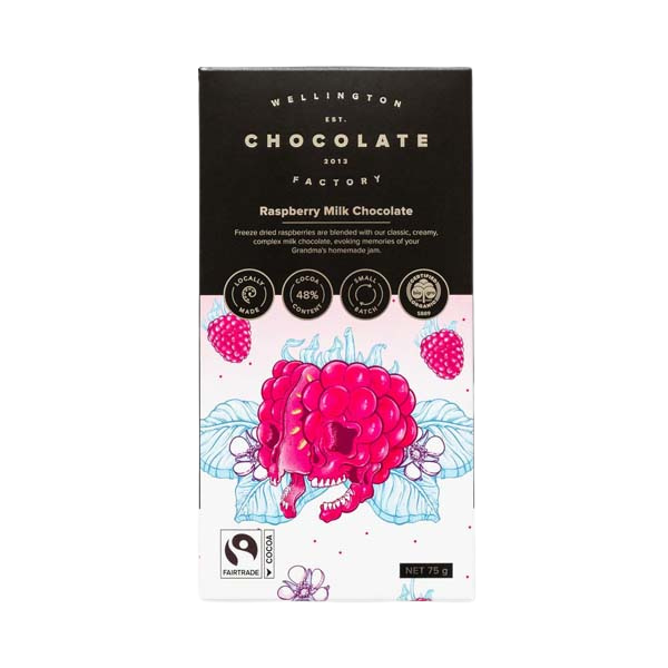 Wellington Chocolate Factory Raspberry Milk Chocolate