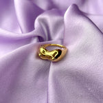 Boobs Ring - Gold Vermeil