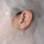 Aquamarine Gemstone Drop Earrings