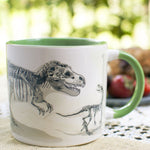 Disappearing Dinosaur Heat Changing Mug