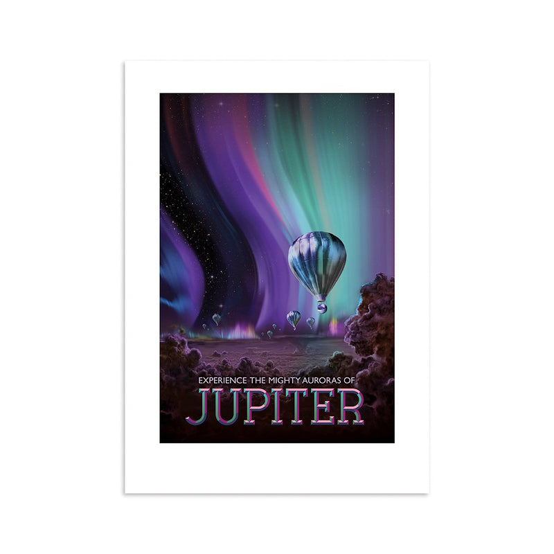 NASA Jupiter Travel Print A4
