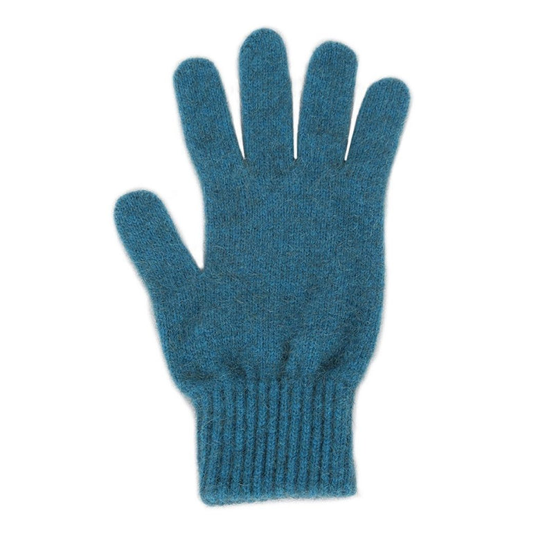 Merino Possum Gloves - Teal