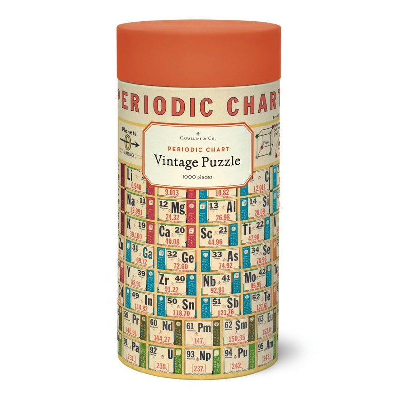 Periodic Table Vintage Puzzle 1000 Pieces