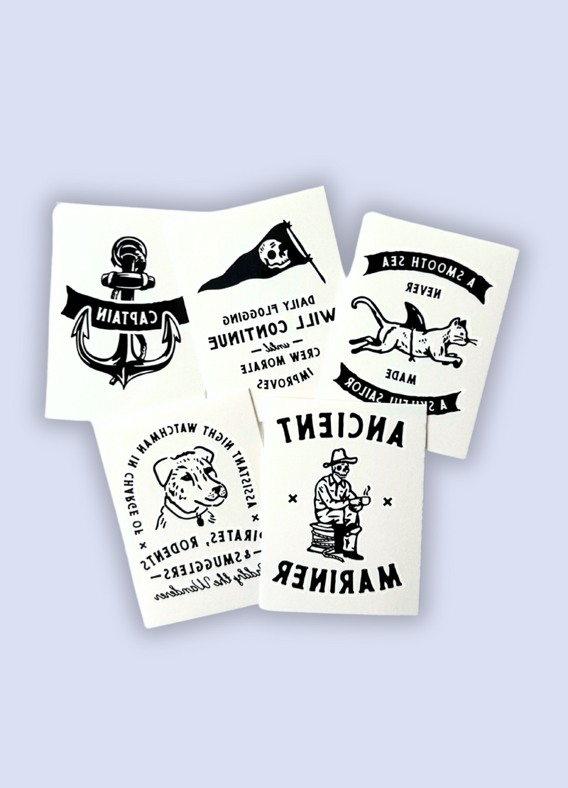 Maritime Temporary Tattoo Pack