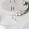 Sterling Silver Manuka Flower Pearl Earrings