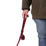 Dog Poop Pouch - Red Check